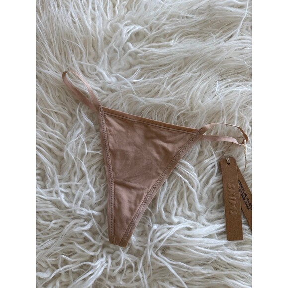 Skims Fits Everybody T-String Thong Clay Size XS - Picture 3 of 7